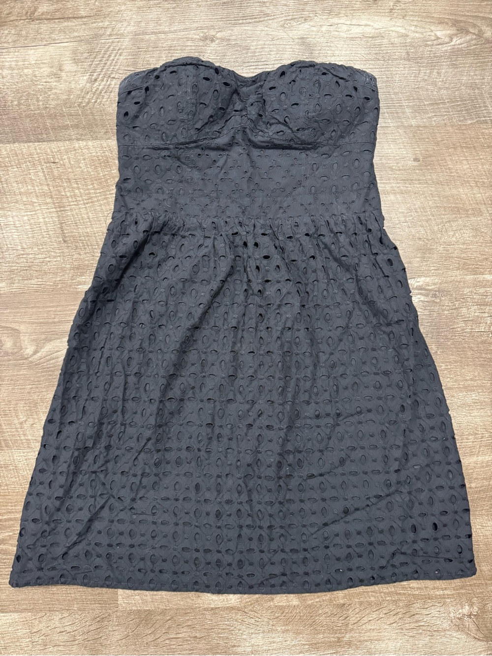 American Eagle Strapless Eyelet Mini Dress Size 0